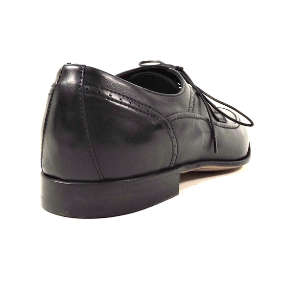 RENZO MERCURI ?? MEN\'S  BLACK SOFT LEATHER COMFORT FASHION OXFORD SHOES main image 6